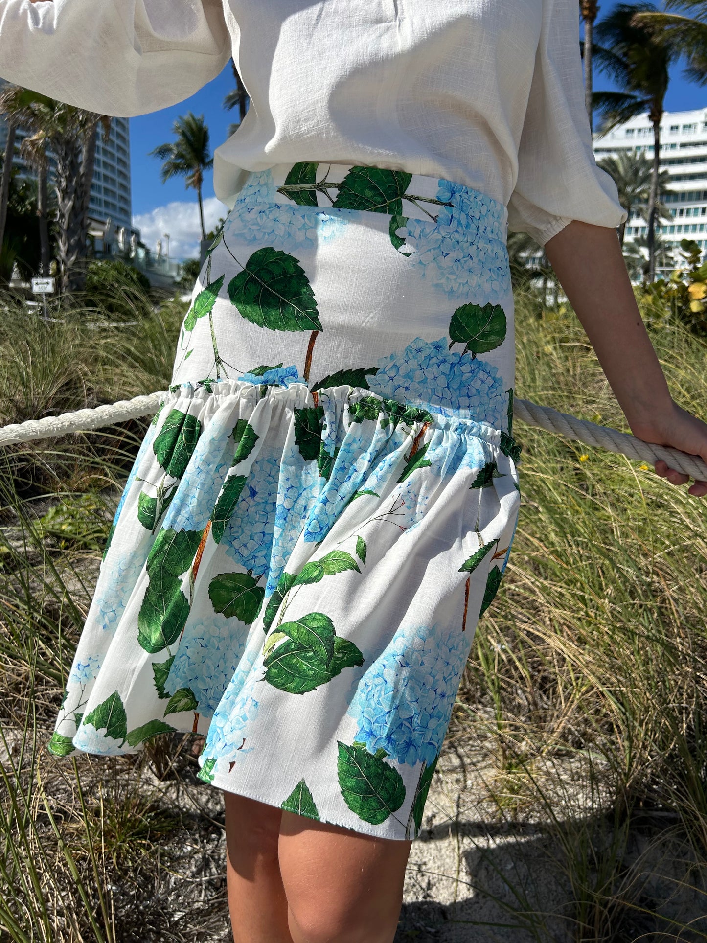 Hydrangea Mini Skirt
