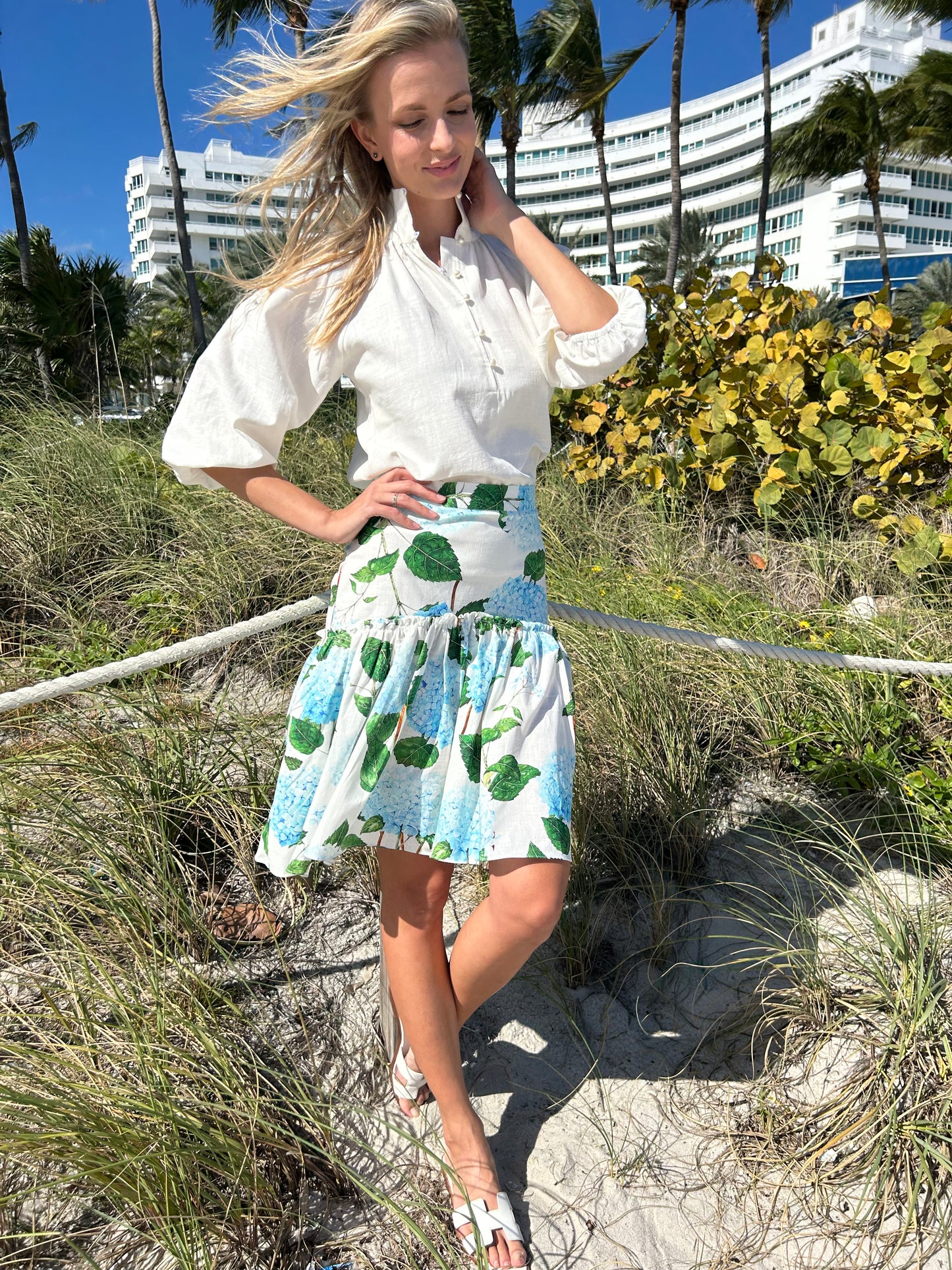 Hydrangea Mini Skirt