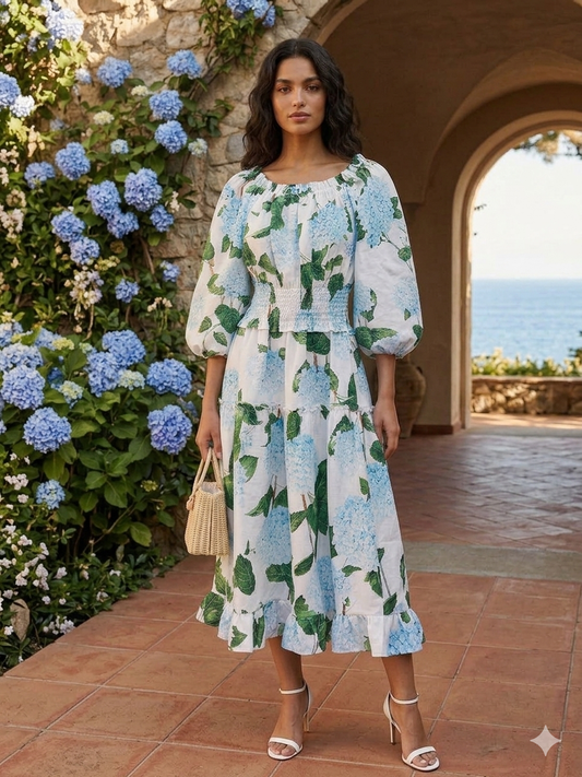 Hydrangea Garden Dress