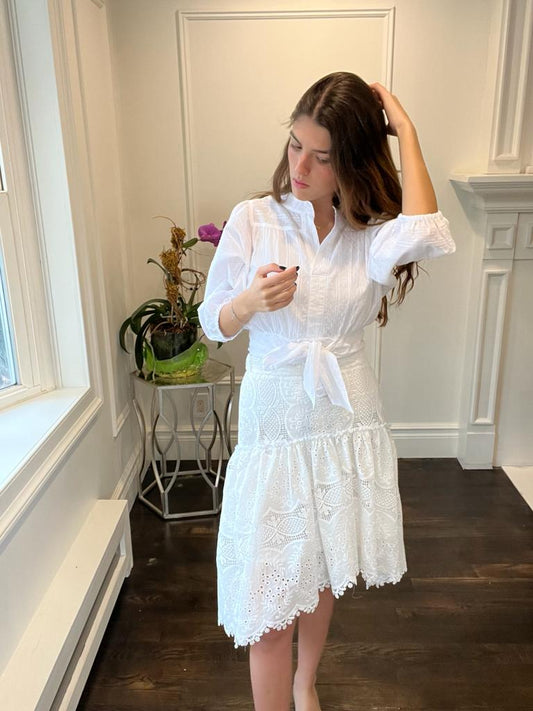 White Lace Skirt